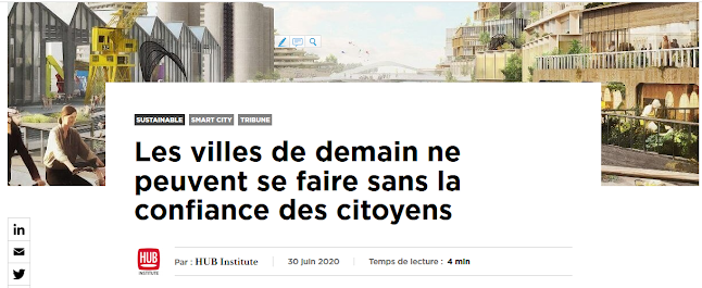 Les villes de demain ne peuvent se faire sans la confiance des citoyens (Tribune)